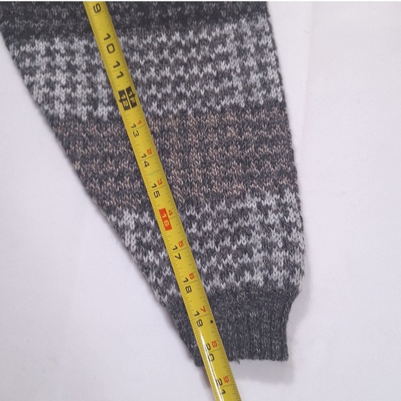 VTG New Era Knit Sweater Mens M USA Made Geometric Crewneck Grandpa Core Retro - Picture 11 of 12